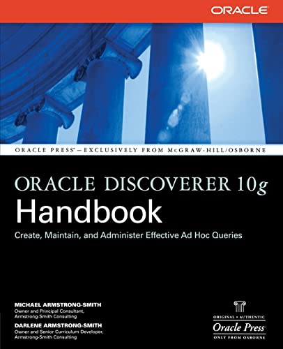 Stock image for Oracle Discoverer 10g Handbook (Oracle (McGraw-Hill)) for sale by SecondSale