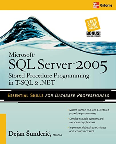 Stock image for Microsoft SQL Server 2005 Stored Procedure Programming in T-SQL & . NET for sale by Better World Books