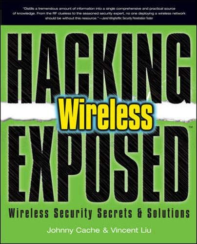 Beispielbild fr Wireless : Wireless Security Secrets and Solutions zum Verkauf von Better World Books