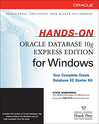 9780072263312: Hands-On Oracle Database 10g Express Edition for Windows (Oracle Press)