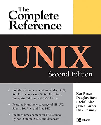 Beispielbild fr UNIX: The Complete Reference, Second Edition (Complete Reference Series) zum Verkauf von ZBK Books