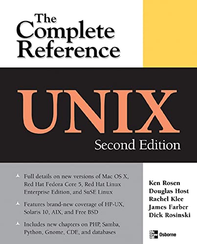 9780072263367: UNIX: The Complete Reference, Second Edition (Complete Reference Series)