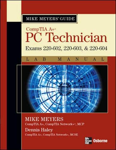 Beispielbild fr PC Technician (Exams 220-602, 220-603, and 220-604) zum Verkauf von Better World Books