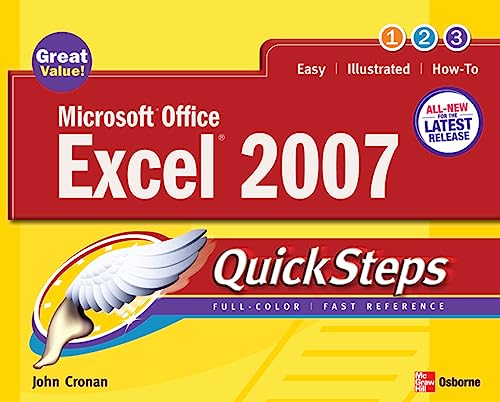 9780072263725: Microsoft Office Excel 2007 QuickSteps (CONSUMER APPL & HARDWARE - OMG)