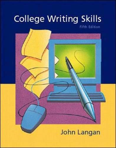 9780072283228: College Writing Skills