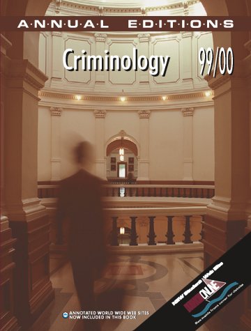 Stock image for Criminology 99/00 for sale by Top Notch Books