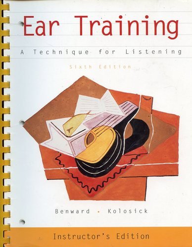 9780072287714: Teacher's Edition of Ear Training (Ear Training: A Technique for Listening)