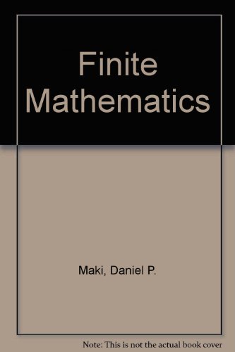 Imagen de archivo de Finite Mathematics a la venta por Ergodebooks