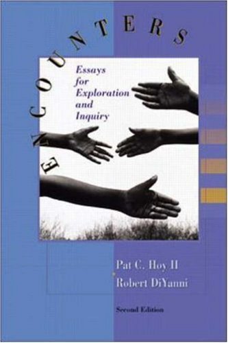 Imagen de archivo de Encounters: Essays for Exploration and Inquiry a la venta por Decluttr