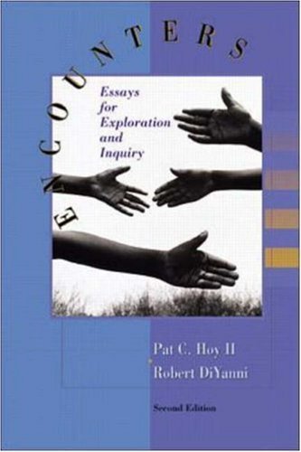 Stock image for Encounters: Essays for Exploration and Inquiry for sale by Decluttr