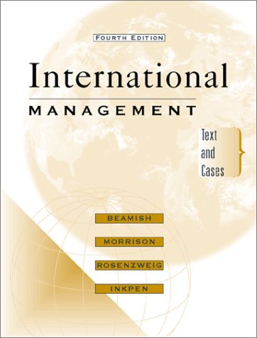 Beispielbild fr International Management: Text and Cases (Interactive Computing Series) zum Verkauf von -OnTimeBooks-