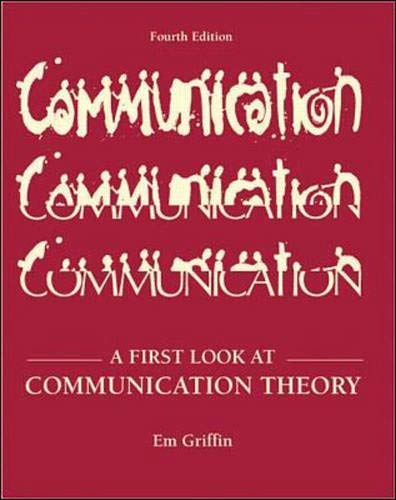 Beispielbild fr First Look at Communication Theory zum Verkauf von Louisville Book Net