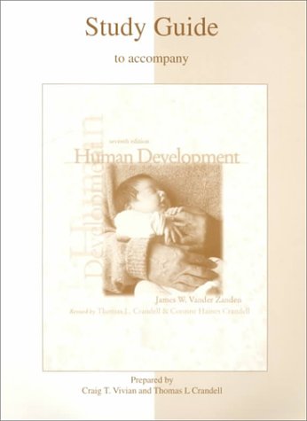 Beispielbild fr Human Development, 7th Edition, Study Guide zum Verkauf von HPB-Red