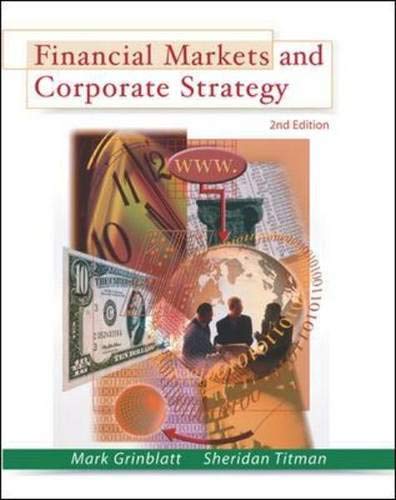 Beispielbild fr Financial Markets and Corporate Strategy zum Verkauf von Better World Books
