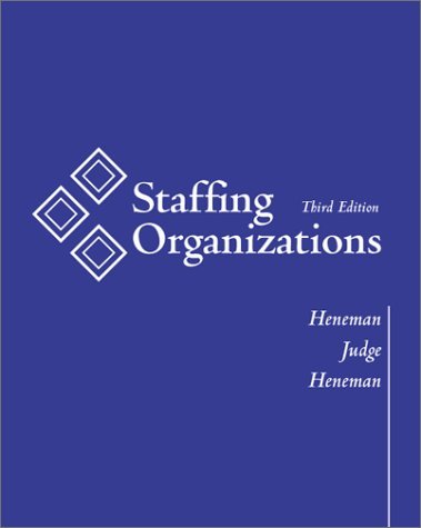 Imagen de archivo de Staffing Organizations a la venta por Ammareal