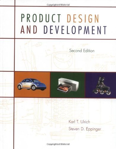 Beispielbild fr Product Design and Development zum Verkauf von Wonder Book