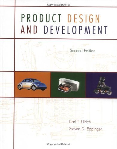 Product Design and Development (9780072296471) by Ulrich, Karl; Eppinger, Steven