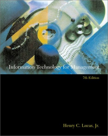 Imagen de archivo de Information Technology for Management a la venta por Wonder Book