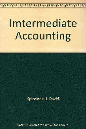 Beispielbild fr Working Papers for use with Imtermediate Accounting, 2nd zum Verkauf von a2zbooks