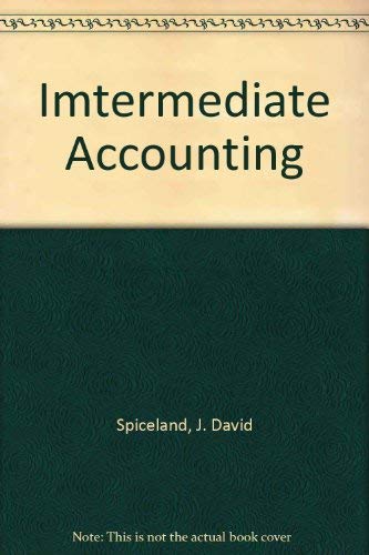 Imagen de archivo de Working Papers for use with Imtermediate Accounting, 2nd a la venta por a2zbooks