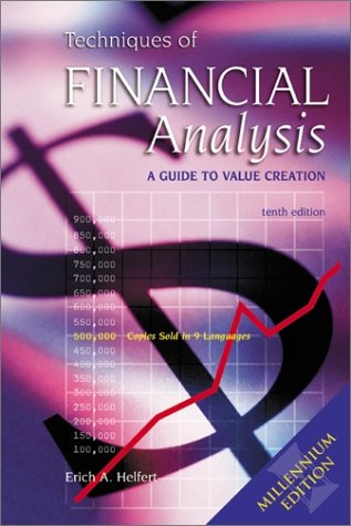 Stock image for Techniques of Financial Analysis: A Guide to Value Creation for sale by Wonder Book