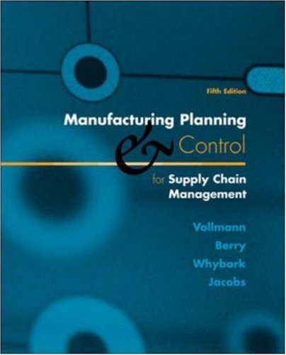 Beispielbild fr Manufacturing Planning and Control for Supply Chain Management zum Verkauf von HPB-Red