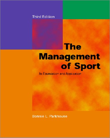 Stock image for Management of Sport for sale by Better World Books