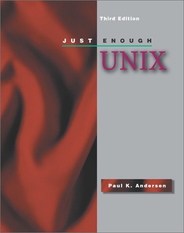 Stock image for Just Enough Unix for sale by HPB-Red