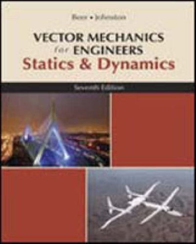 Beispielbild fr Vector Mechanics for Engineers: Statics and Dynamics zum Verkauf von Front Cover Books