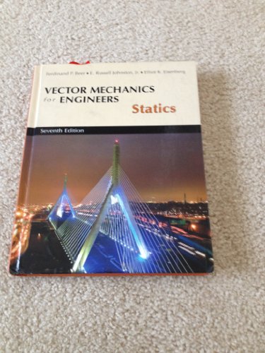 Beispielbild fr Vector Mechanics for Engineers: Statics zum Verkauf von SecondSale