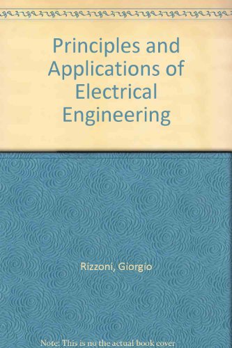 Imagen de archivo de Principles and Applications of Electrical Engineering a la venta por HPB-Red