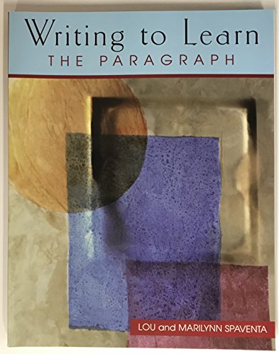 9780072307542: Writing to Learn 2: Student Book: The Paragraph