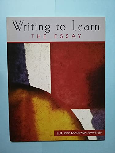 Stock image for Writing to Learn: The Essay for sale by Decluttr