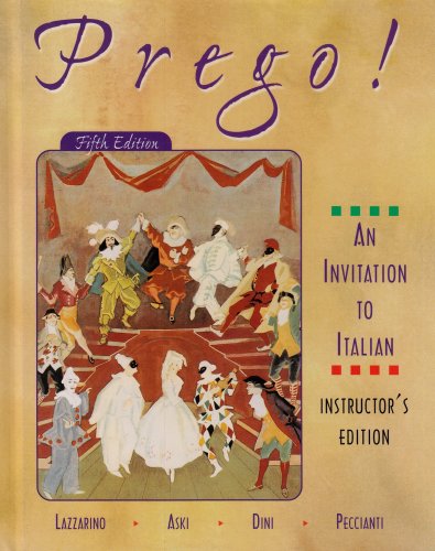 Stock image for Prego!: An Invitation to Italian for sale by AwesomeBooks