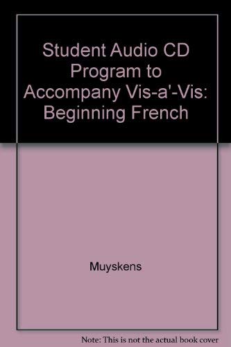 9780072310771: Student Audio CD Program to Accompany Vis-a'-Vis: Beginning French