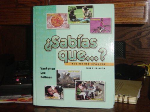 9780072310948: Sabias Que? Beginning Spanish (Instructor's Edition)