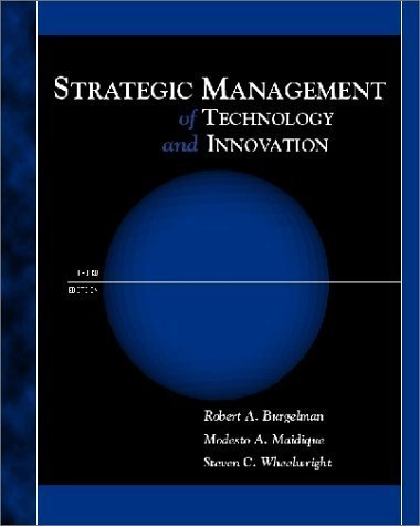 Stock image for Strategic Management of Technology and Innovation for sale by Better World Books