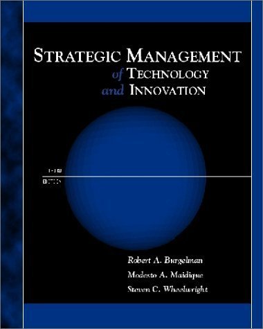9780072312836: Strategic Management of Technology and Innovation