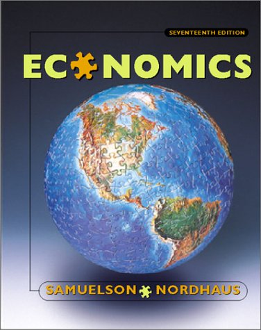 Economics (9780072314885) by Paul A. Samuelson; William D. Nordhaus