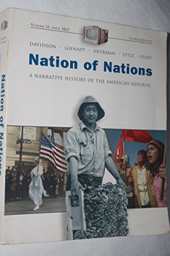 Beispielbild fr Nation of Nations: A Narrative History of the American Republic zum Verkauf von ThriftBooks-Dallas