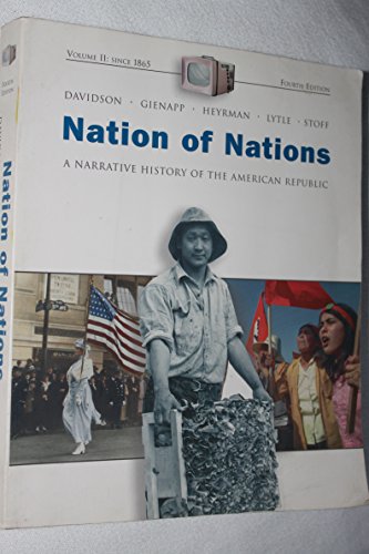 Stock image for Nation of Nations: A Narrative History of the American Republic for sale by ThriftBooks-Dallas