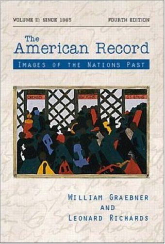 Stock image for The American Record since 1865 for sale by Better World Books