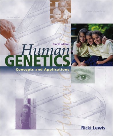 Beispielbild fr Human Genetics: Concepts and Applications zum Verkauf von Wonder Book