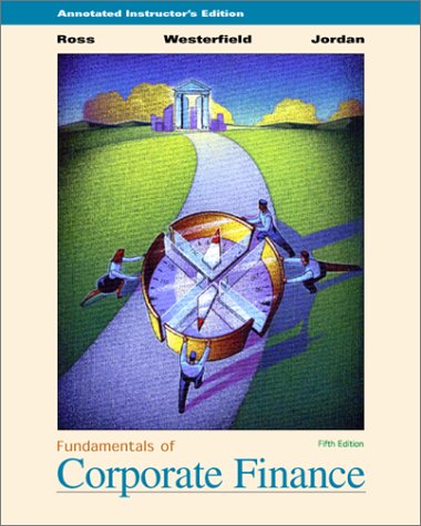 9780072319361: Fundamentals of Corporate Finance with Study Cd, Annotated Instructor's Edition