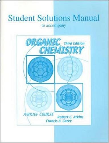 Stock image for Student Solutions Manual to accompany Organic Chemistry for sale by HPB-Red