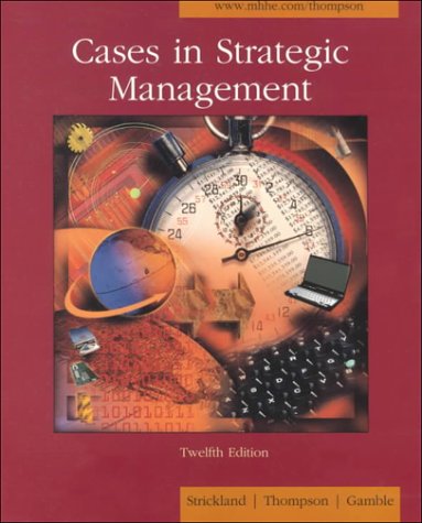 Stock image for Cases in Strategic Management for sale by BookHolders