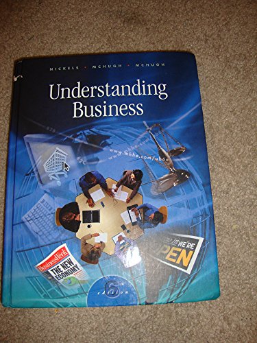 Beispielbild fr Understanding Business zum Verkauf von Books From California