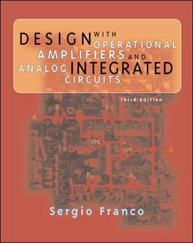 9780072320848: Design With Operational Amplifiers and Analog Integrated Circuits