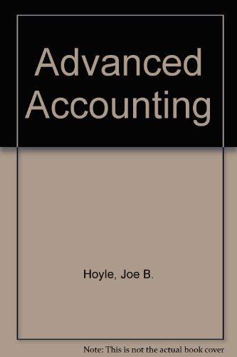 9780072321180: Advanced Accounting