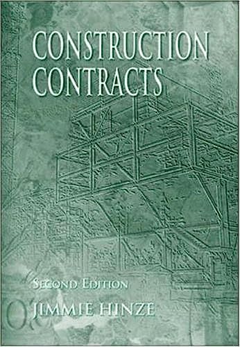 9780072321722: Construction Contracts (MCGRAW HILL SERIES IN CONSTRUCTION ENGINEERING AND PROJECT MANAGEMENT)